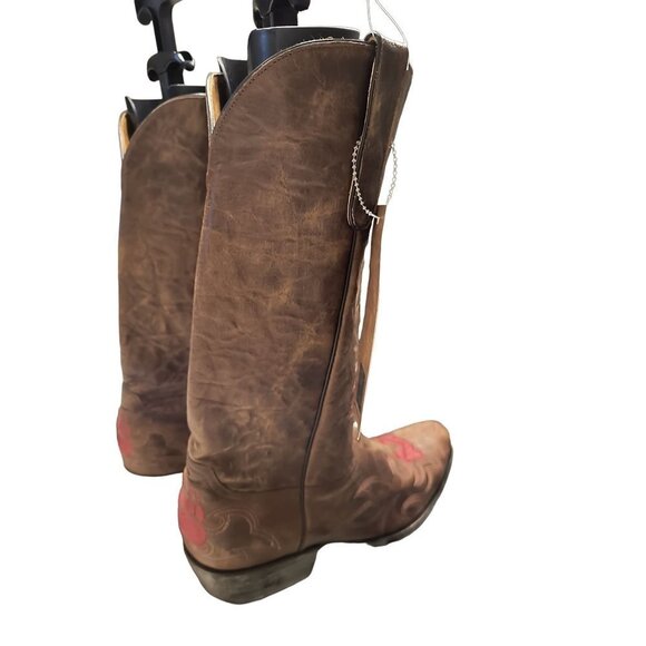 Men’s Montana Grizzly Gameday‎ Cowboy Boots, NWT Size 12D Embroidered - Picture 8 of 13